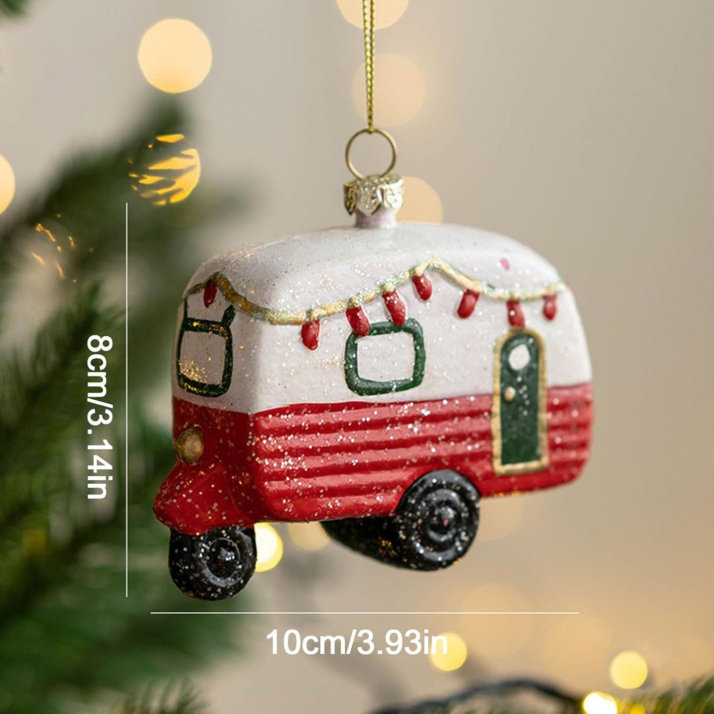 Special-Shaped Miniature Christmas Tree Tags, Car Ornaments for Christmas Tree, Farmhouse Party and Holiday