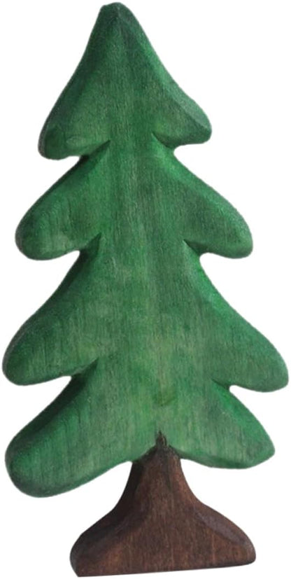 Christmas Tree Wooden Signs Table Decor Rustic Wood Xmas Trees Tiered Tray Decor Shelf Centerpiece Tabletop Wood Block for Xmas Holiday Winter Decorations