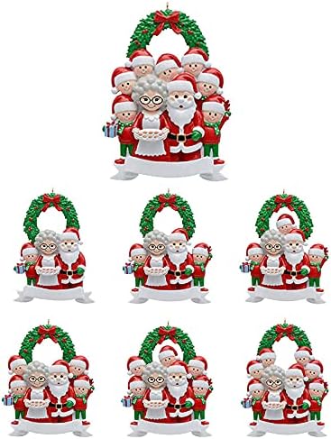 Zewuai Christmas Decoration Personalized Family Christmas Tree Decor Family 2024 Christmas Holiday Decor Clearance Pallets Sale Liquidation Gift Card Xmas Cheap Stocking Stuffers Under 8 Dollar