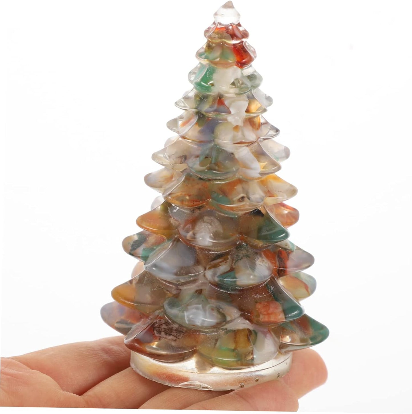 Christmas Tree Ornaments Christmas Ornaments Small Decorated Christmas Tree Mini Xmas Tree DIY Xmas Trees Tabletop Epoxy Tree Lighted Christmas Tree Small Xmas Tree Synthetic Resin