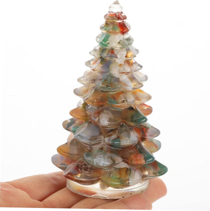Christmas Tree Ornaments Christmas Ornaments Small Decorated Christmas Tree Mini Xmas Tree DIY Xmas Trees Tabletop Epoxy Tree Lighted Christmas Tree Small Xmas Tree Synthetic Resin