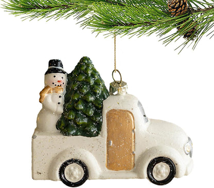 Special-Shaped Miniature Christmas Tree Tags, Car Ornaments for Christmas Tree, Farmhouse Party and Holiday