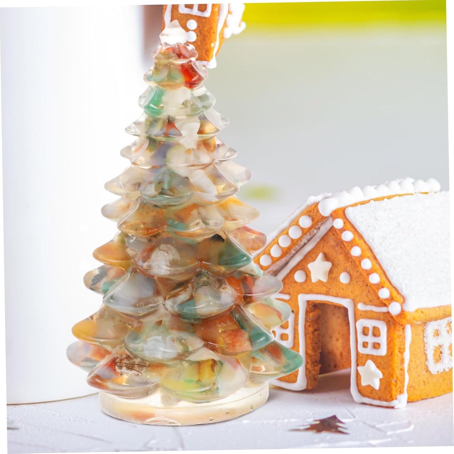 Christmas Tree Ornaments Christmas Ornaments Small Decorated Christmas Tree Mini Xmas Tree DIY Xmas Trees Tabletop Epoxy Tree Lighted Christmas Tree Small Xmas Tree Synthetic Resin