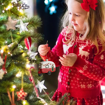 Special-Shaped Miniature Christmas Tree Tags, Car Ornaments for Christmas Tree, Farmhouse Party and Holiday