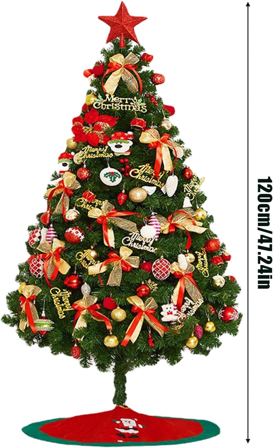 Zewuai Foldable Christmas Tree with Multiple Decor Indoor Outdoor Decor for Christmas Party Garden Home,Easily Assembled Flash Deal Prime Clearance 5.99 Items Cheap Stuff Under 2 Dollar Item Only