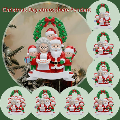 Zewuai Christmas Decoration Personalized Family Christmas Tree Decor Family 2024 Christmas Holiday Decor Clearance Pallets Sale Liquidation Gift Card Xmas Cheap Stocking Stuffers Under 8 Dollar