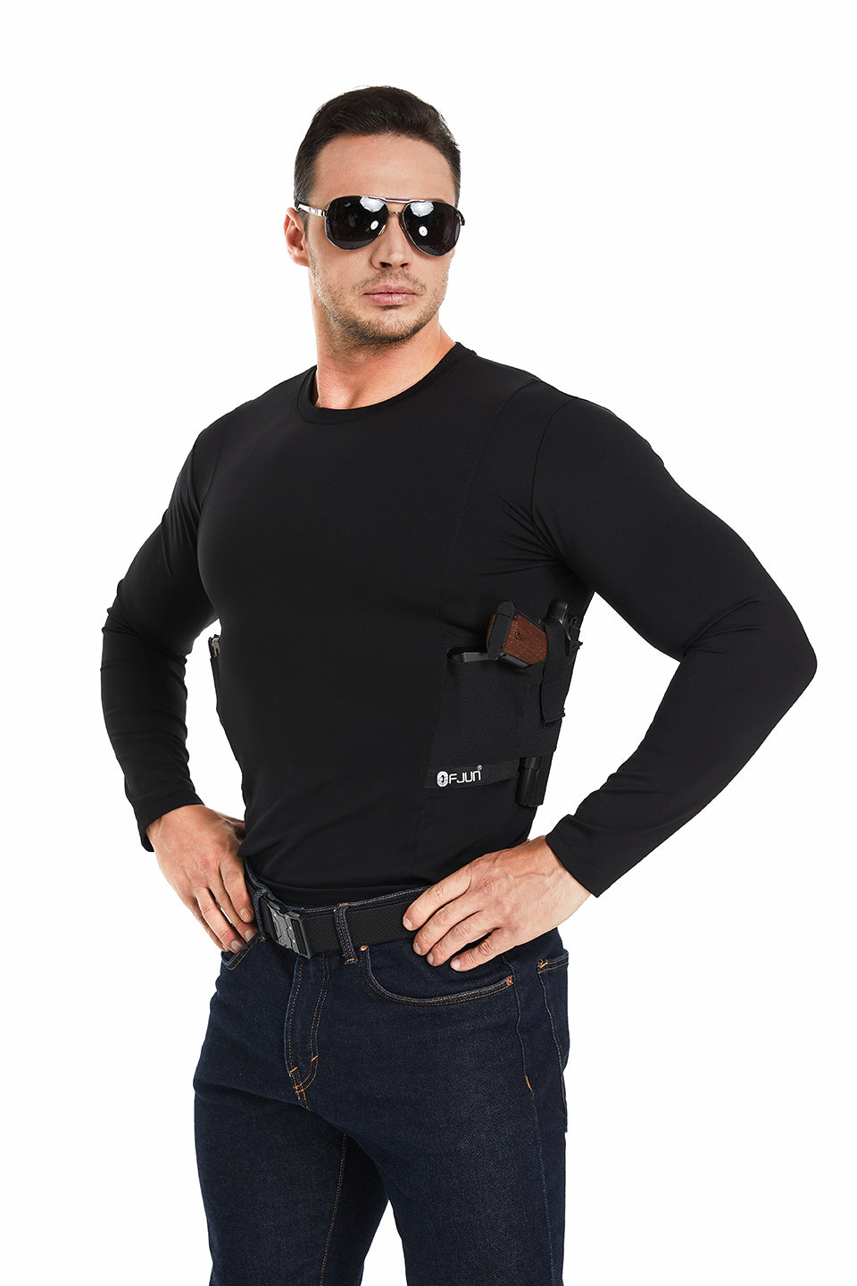 mens-crew-neck-long-sleeve-holster-shirt-5
